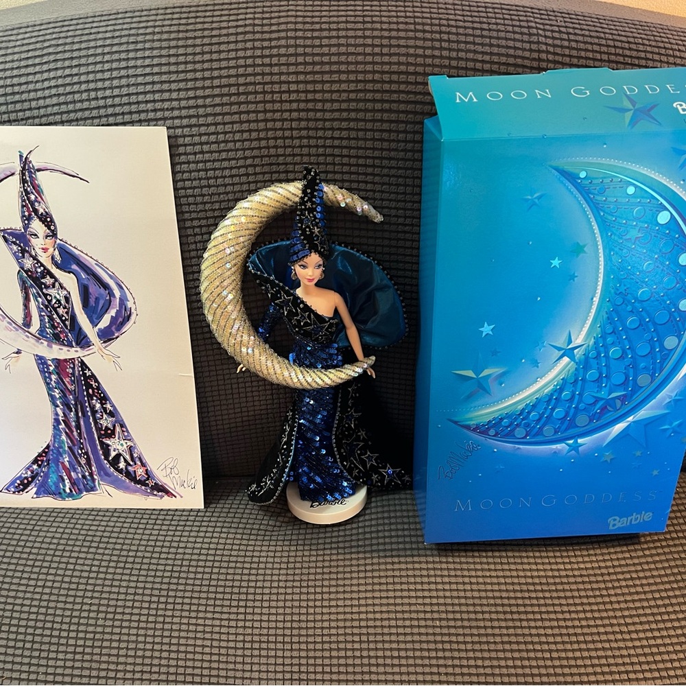 Barbie Moon Goddess in Sparkling Blue and Silver